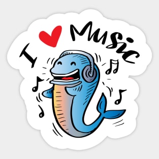 cute dolphin Sticker